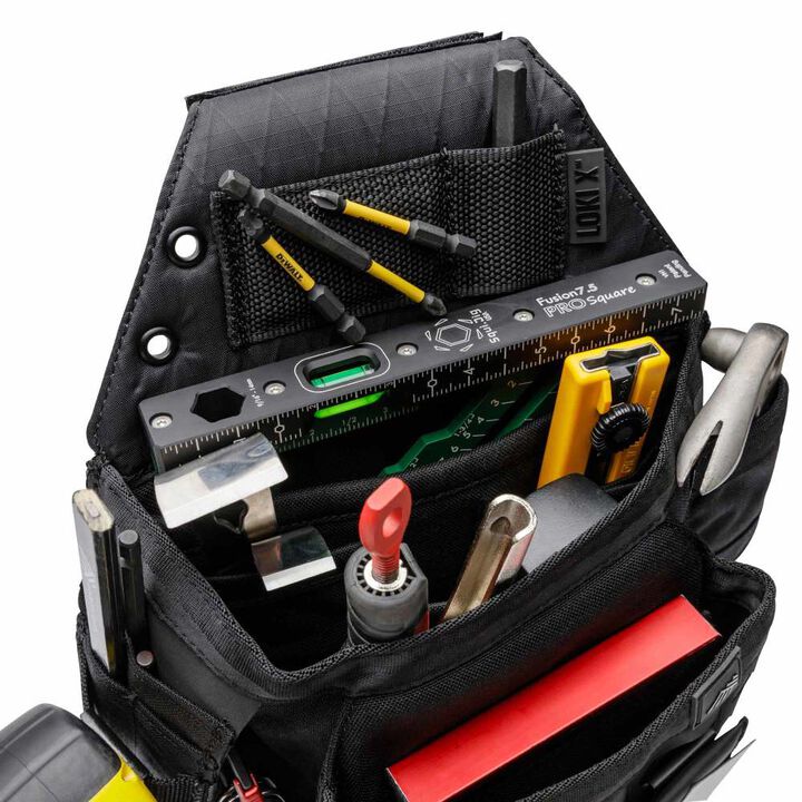 Diamondback Toolbelts Loki X Black Left Side Pouch with Hook & Loop Closure, large image number 4