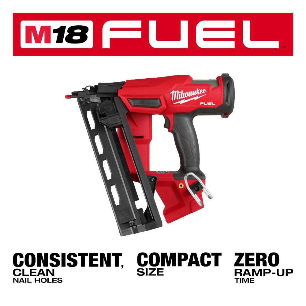 Milwaukee M18 FUEL 16 Gauge Angled Finish Nailer Bare Tool 2841