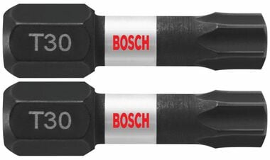 Bosch Impact Tough 1 Inch Torx #30 Insert Bits 2 Piece