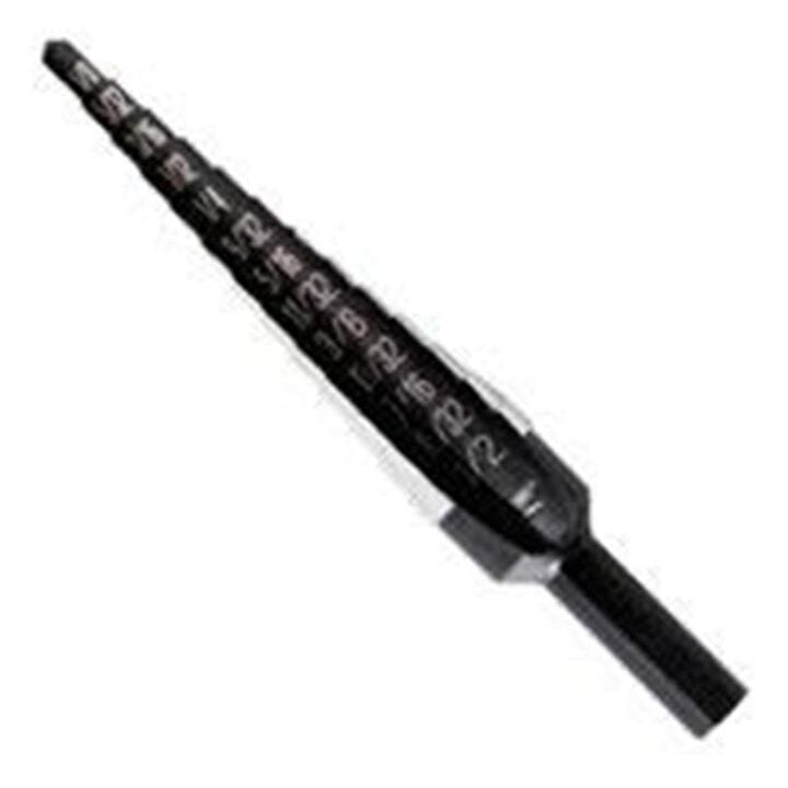 Irwin #3T 1/4in to 3/4in Step Drill Bit 9 Sizes