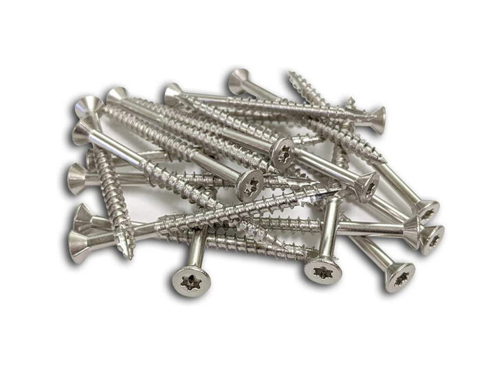 Woodpro Stainless Steel Wood Screws #9 x 2-1/2in 1lb, large image number 1
