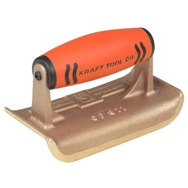 Kraft Tool Co 6 In. x 2-3/4 In. 1/4 In. R 5/8 In. L Bronze Edger with ProForm Handle