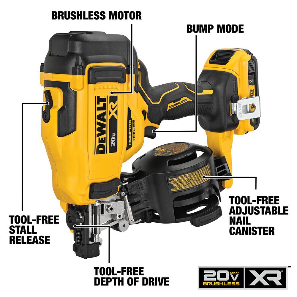 Dewalt sales coil nails