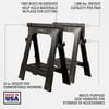Stanley Folding Sawhorse Twin Pack, small image number 2