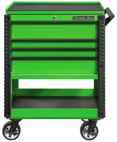 Extreme Tools 33in Deluxe Tool Cart Green