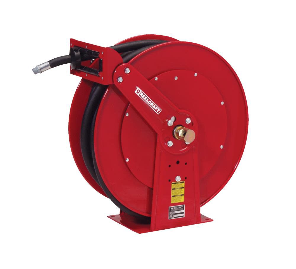 Reelcraft Fuel Hose Reel with Hose Steel Series 80000 3/4in x 50', large image number 1