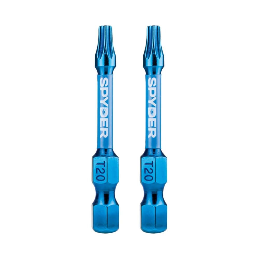 Spyder 2 Inch T20 Impact Driver Bit, 2 Pieces, large image number 1