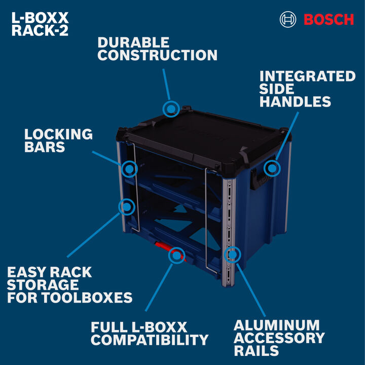 Bosch L-Boxx Contractor Tool Box Rack, large image number 2