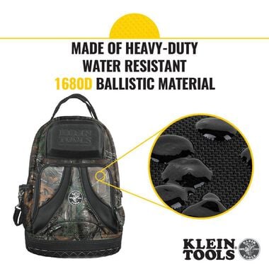 Klein Tools Limited Edition Tradesman Pro Organizer Camo Backpack, large image number 3