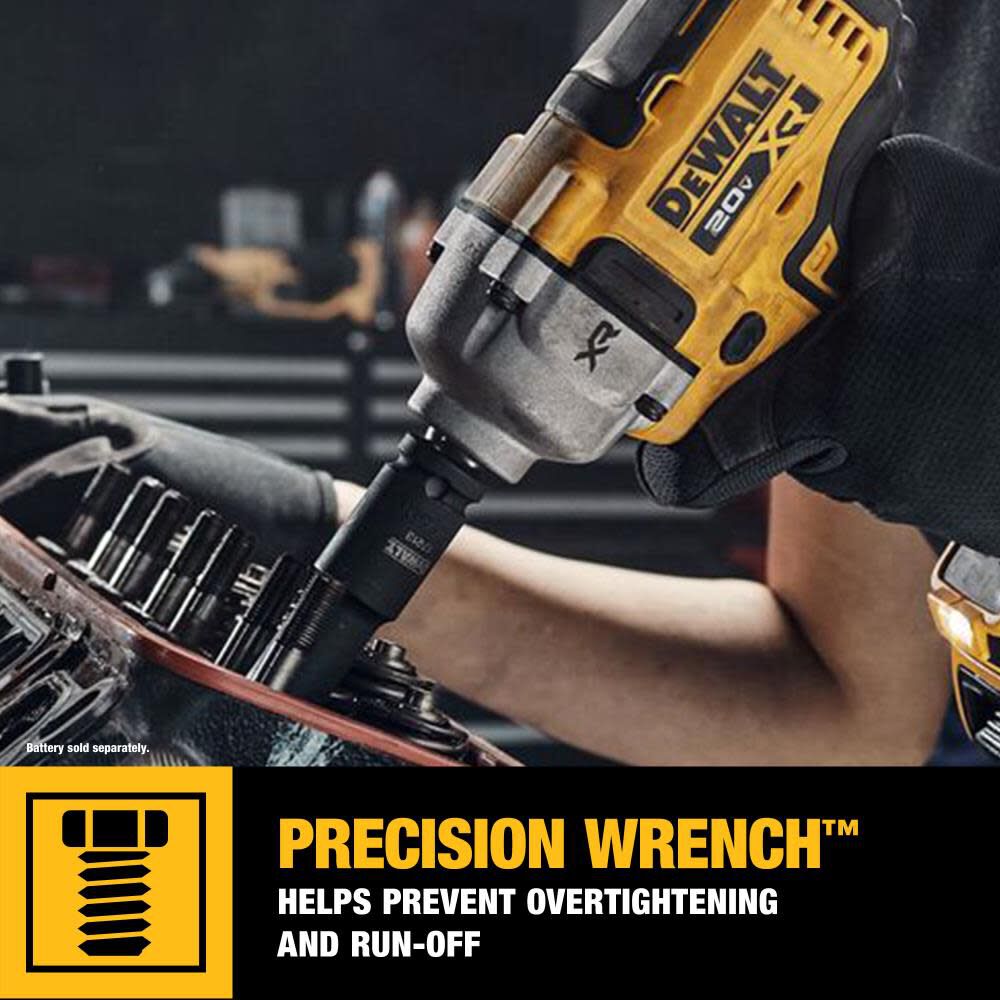 DEWALT 20V MAX XR 1 2in Mid Range Impact Wrench with Hog Ring