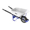 Bon Tool Trade Tough Steel Tray 6 Cubic Feet Wheelbarrow with Single Flat Free Tire & Steel Handles, small image number 2