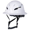 Klein Tools Class C Type-2 Hard Hat, Vented Full Brim, Chin Strap, White, US ONLY, small image number 1