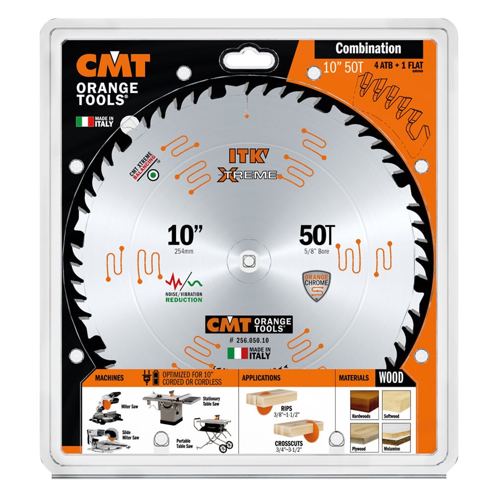 CMT 10 In x 50 x 5/8 In ITK Combination Blade, large image number 5