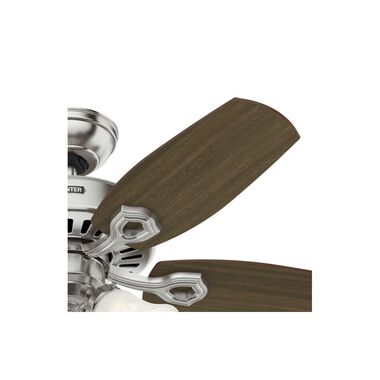 Hunter Fan Builder Ceiling Fan 42in Brushed Nickel Brazilian Cherry, large image number 8