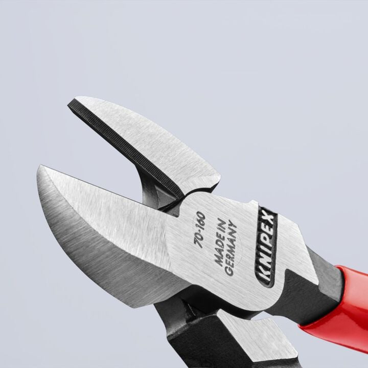 Knipex 6-1/4 Inch Diagonal Cutters with Plastic Handle, large image number 6