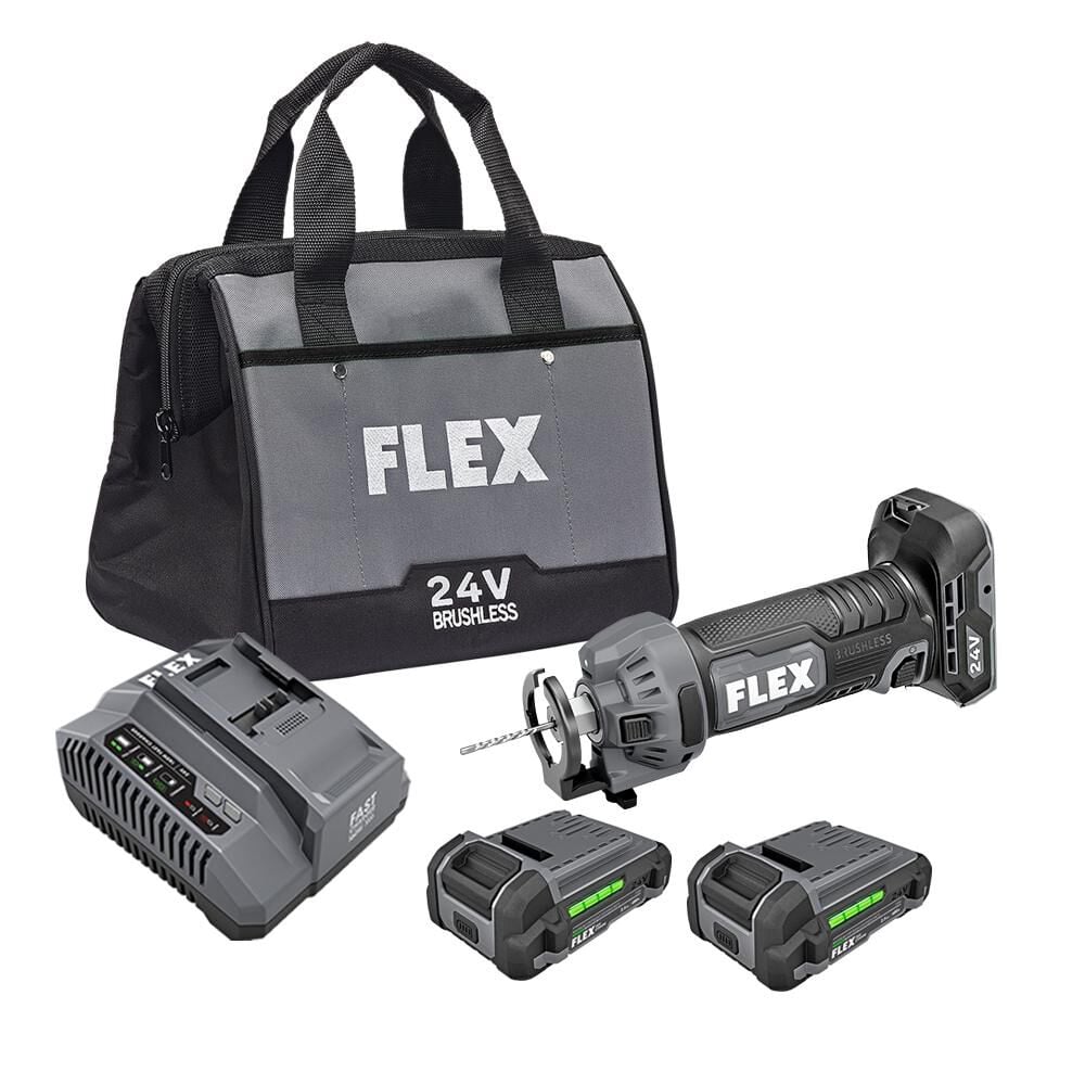 FLEX 24V Drywall Cut Out Tool Brushless Kit – FX2471-2A
