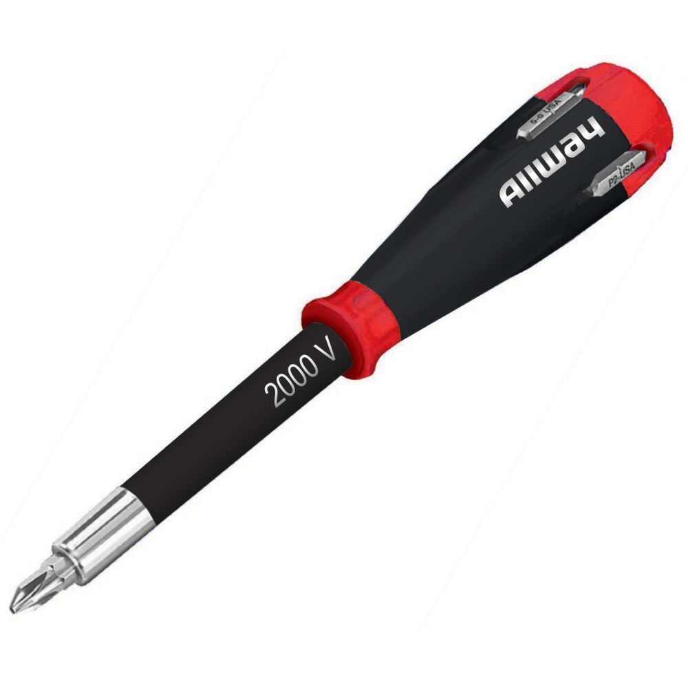 Allway Tools 5In1 Composite Shockproof Screwdriver SD41 Acme Tools