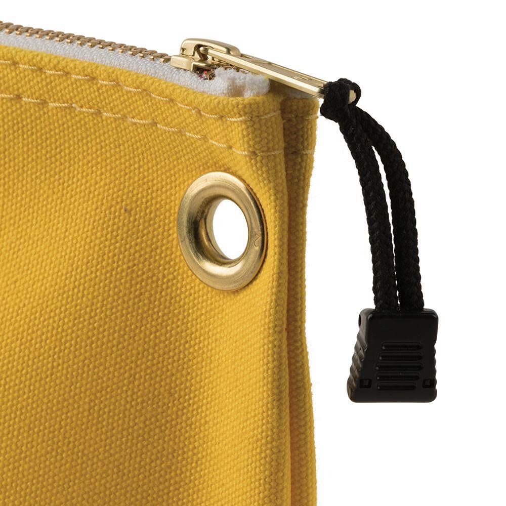 Klein Tools Canvas Tool Bag with Zipper Yellow, large image number 5