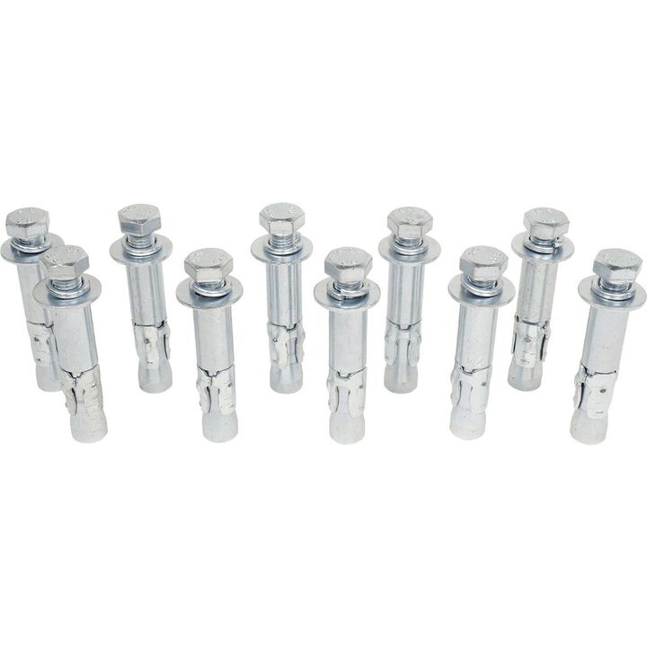 MaxJax 16500 Lbs 7/8 Inch Carbon Steel Anchor Bolt Kit with Fasteners, large image number 1