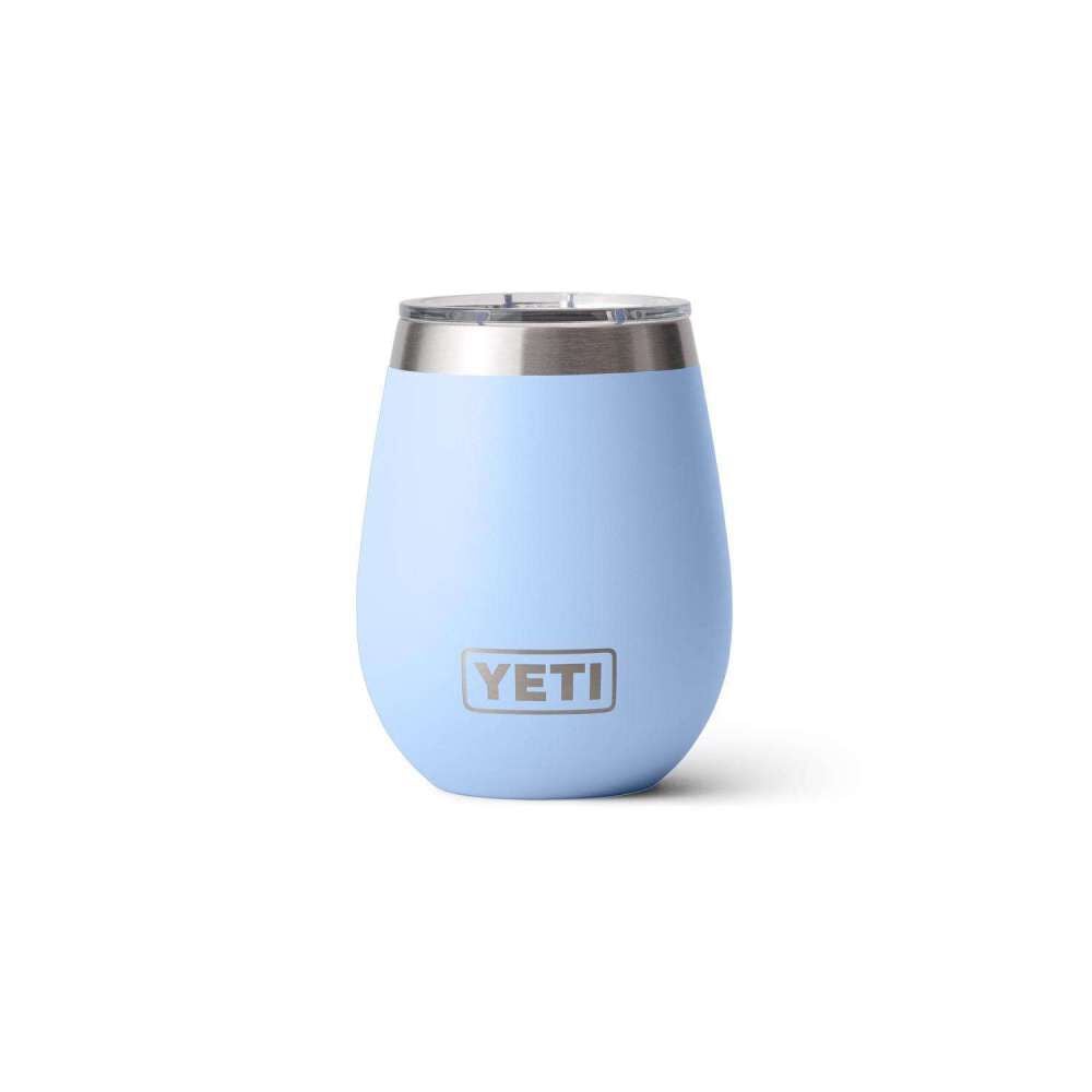 YETI Rambler 10 Oz Wine Tumbler with MagSlider Lid, Big Sky Blue – 21071504633