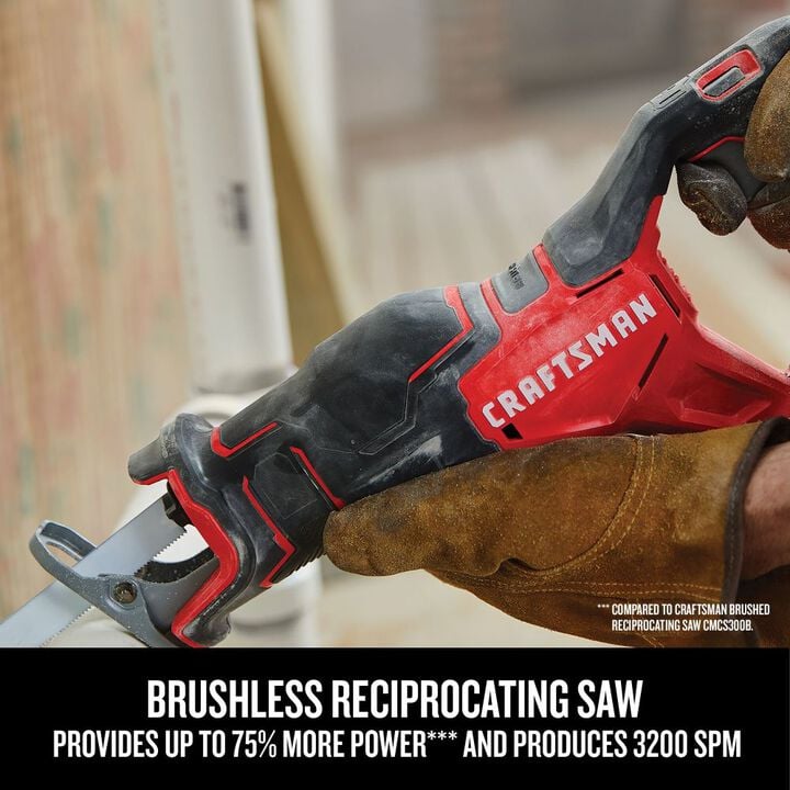 CRAFTSMAN V20 Brushless Cordless 4-Tool Combo Kit, large image number 8