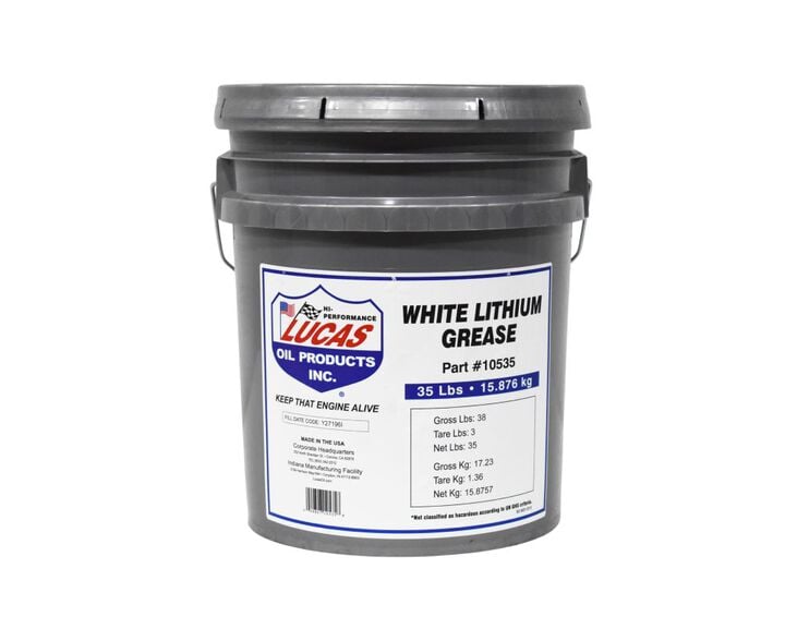 Lucas Oil White Lithium Grease 35 lb Pail, large image number 1