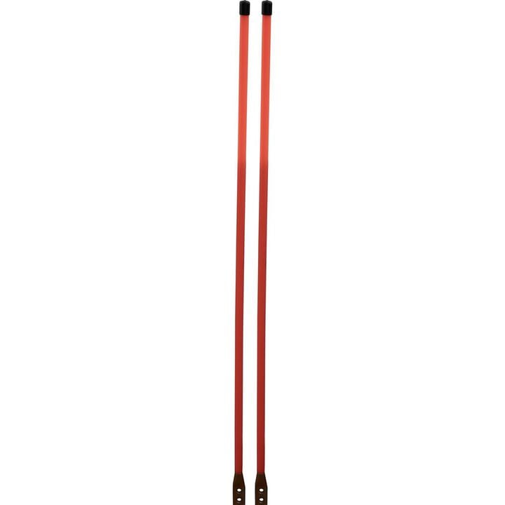 Buyers Products Company 3/4 x 48 Inch Bolt-On Bumper Marker Sight Rods with Hardware Fluorescent Orange, large image number 5