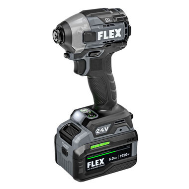 FLEX 24V 1/4in Hex Impact Driver With Multi-Mode Stacked-Lithium.