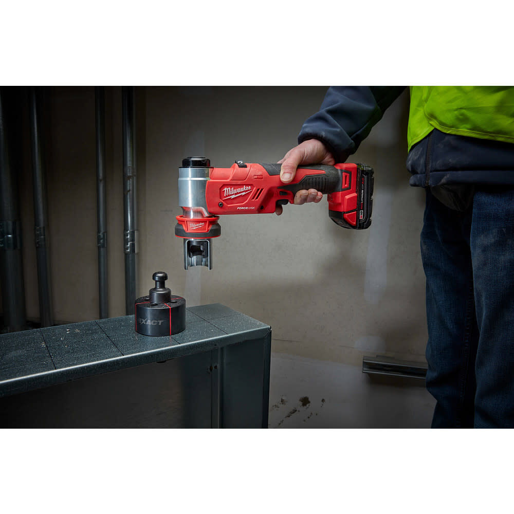 Milwaukee M18 FORCE LOGIC 6 Ton Knockout Tool 1/2 Inch - 2 Inch (Bare Tool), large image number 8