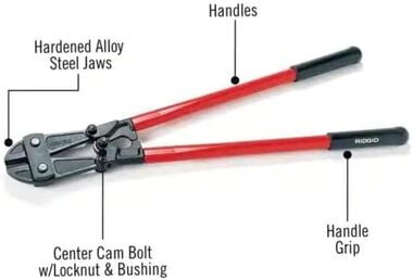 Ridgid S24 24 In Bolt Cutter, large image number 3
