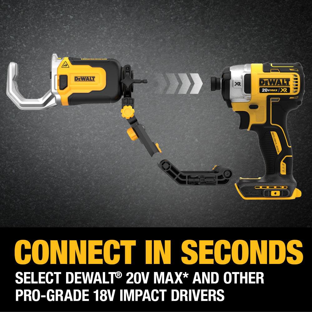 DEWALT IMPACT CONNECT PVC PEX Pipe Cutter Attachment DWAPVCIR