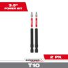Milwaukee SHOCKWAVE Impact Bit 3 1/2inch T10 2pk, small