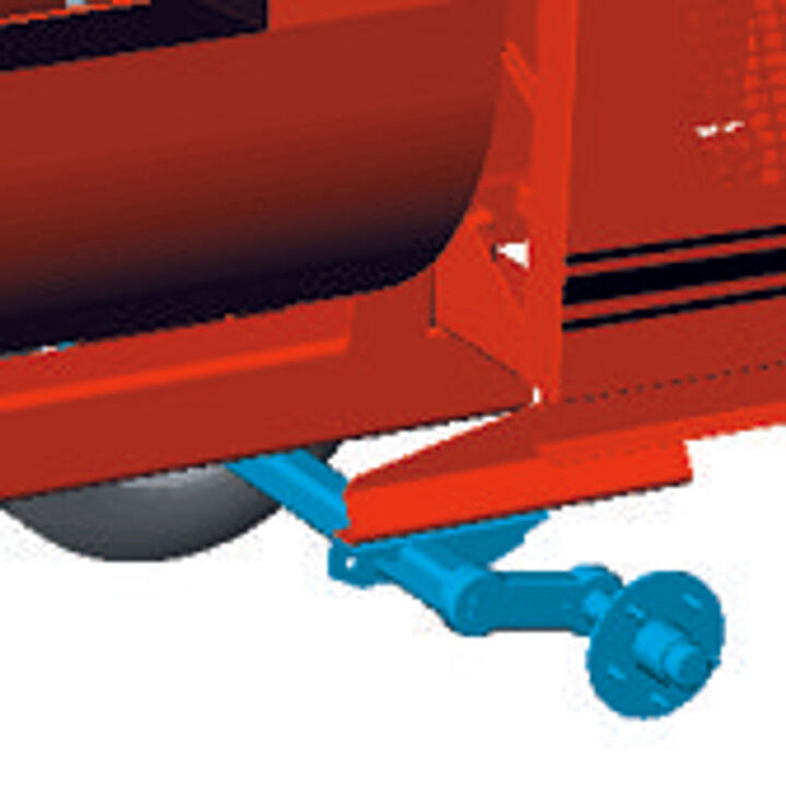 Crown Construction Equipment 12S-GH13 12 Cu. Ft. Mortar Mixer Towable with Ball Hitch, large image number 3