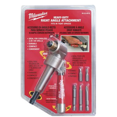 Milwaukee Right Angle Drill Attachment Kit, large image number 5