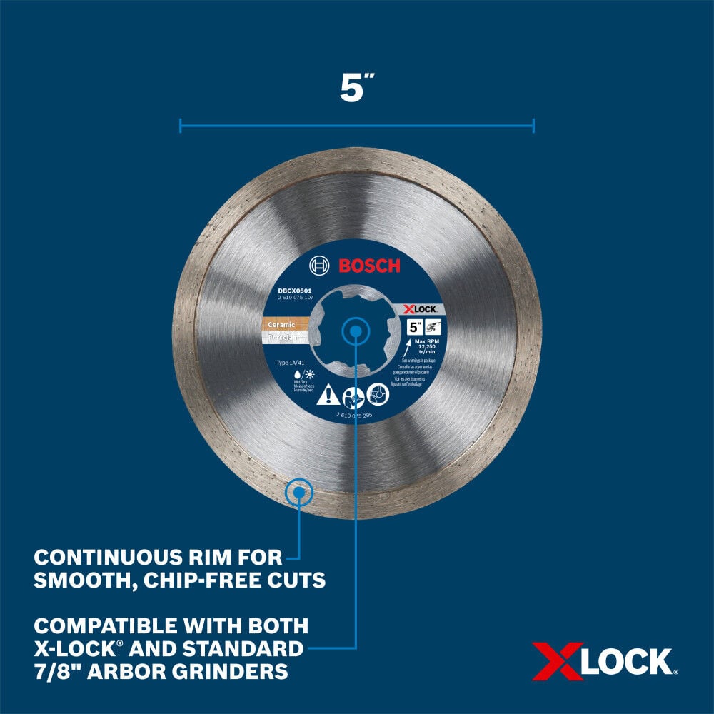 Bosch 5 Inch X-LOCK Continuous Blade, large image number 5