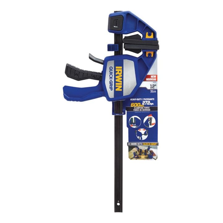 Irwin QUICK-GRIP One-Handed Bar Clamp Heavy-Duty 12in 1964712, large image number 2