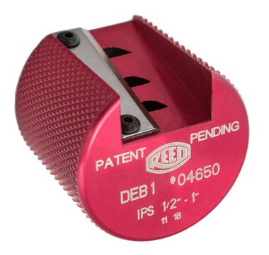 Reed Mfg Deburring Tool for Plastic Pipe IPS 1/2. 3/4, 1 DEB1IPS (04650), large image number 0