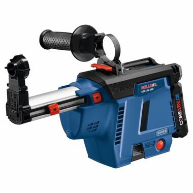 Bosch SDS-plus Bulldog Mobile Dust Extractor Kit with (1) CORE18V 4.0 Ah Compact Battery, large image number 7