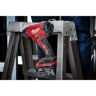 Cordless Heat Gun for Milwaukee M18 18V Battery,Heat Air Gun Fast Heating  up to 1202℉,LCD Digital Display Soldering Heat Guns Perfect for DIY Shrink  PVC Tubing,Wrapping&Paint Stripping（Bare Tool Only） 