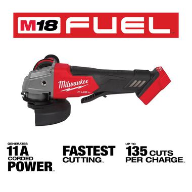 Milwaukee M18 FUEL 4-1/2inch / 5inch Grinder Paddle Switch No-Lock-Reconditioned (Bare Tool), large image number 1