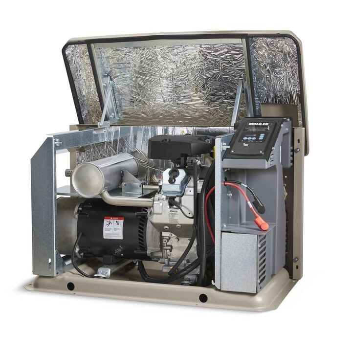 Kohler Power 14,000 Watt (14kW) Dual Fuel 50-State Air-Cooled Home Standby Generator, large image number 1