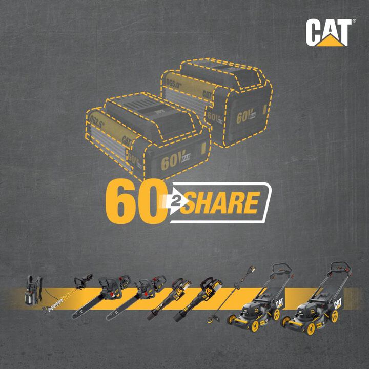 CAT DG631.9 60V 18inch Brushless Chainsaw (Bare Tool), large image number 8