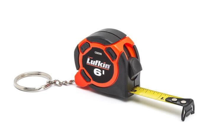 Crescent Lufkin Tape Measure with Key Chain 6 Ft.