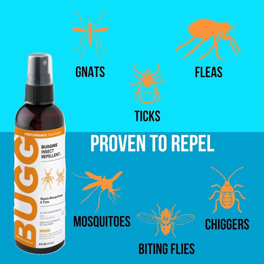 Buggins 4 Oz Pump Spray Performance Insect Repellent IV with 25 Percent Deet, large image number 4
