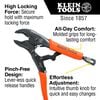 Klein Tools 3-Piece Locking Curved Pliers Set, Long Nose 6-Inch, Curved Jaw 7- and 10-Inch, small image number 2
