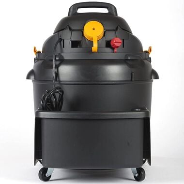 Shop-Vac 12 Gallon 6.5 Peak HP Contractor Series Stainless Steel Wet Dry Vacuum With Large Attachments, Model 9627706
