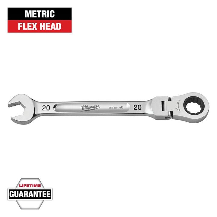 Milwaukee Combination Wrench Flex Head Ratcheting 20mm, large image number 11