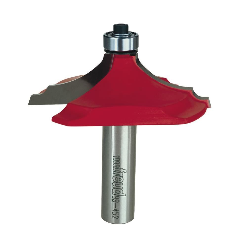 Freud 2-5/8 In. (Dia.) Quadra-Cut Table Edge & Handrail Bit with 1/2 In. Shank, large image number 1