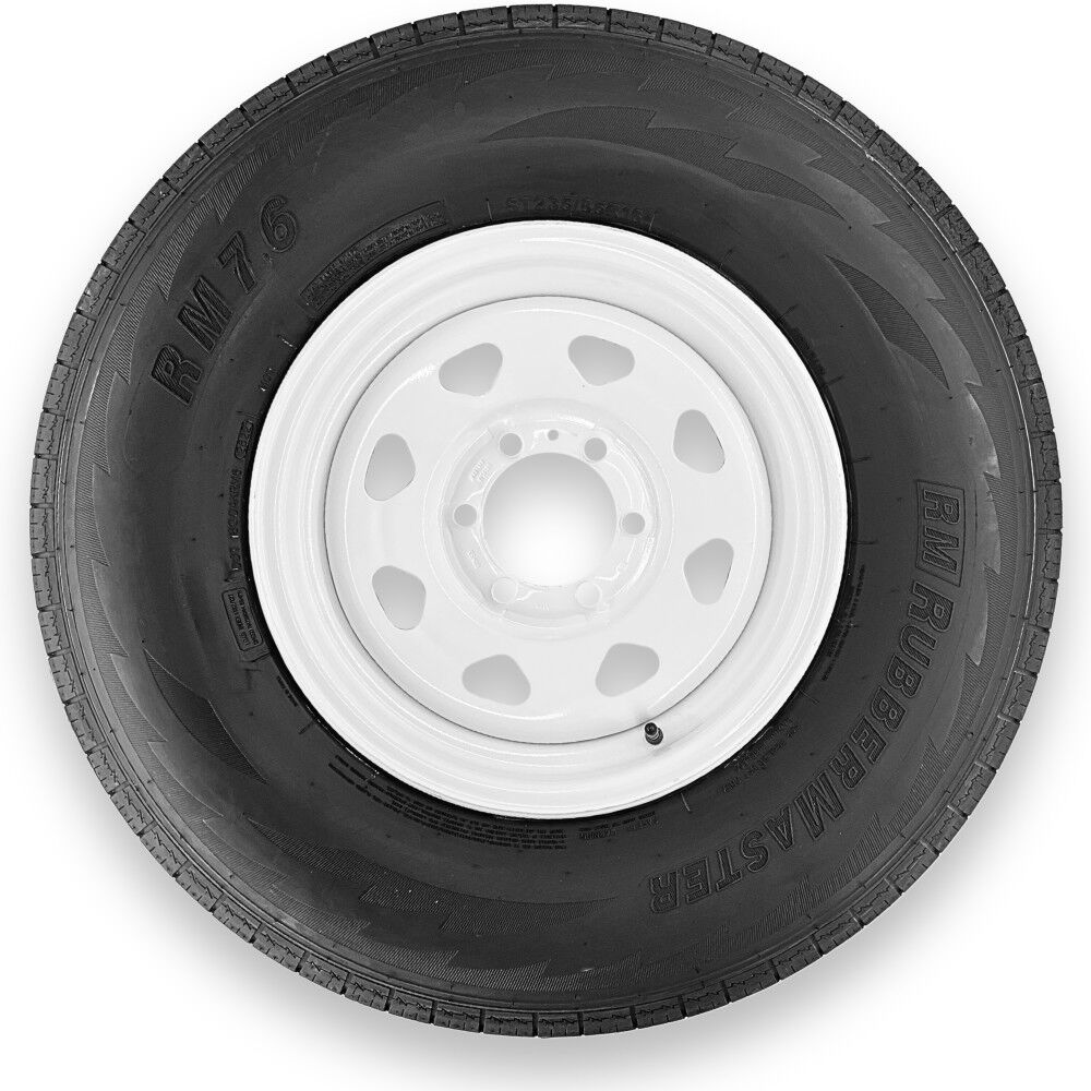 Rubbermaster Tire ST235/85R16 10P TL & MTD 16 x 6 8 on 6.5 SPOKE, large image number 1
