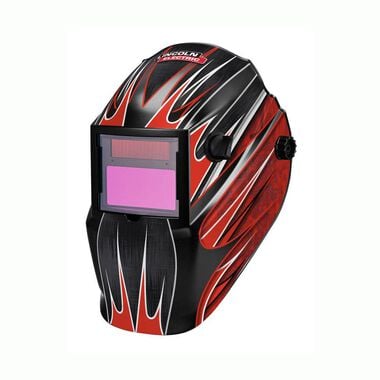 Lincoln Electric Red Fierce Auto Darkening Welding Helmet